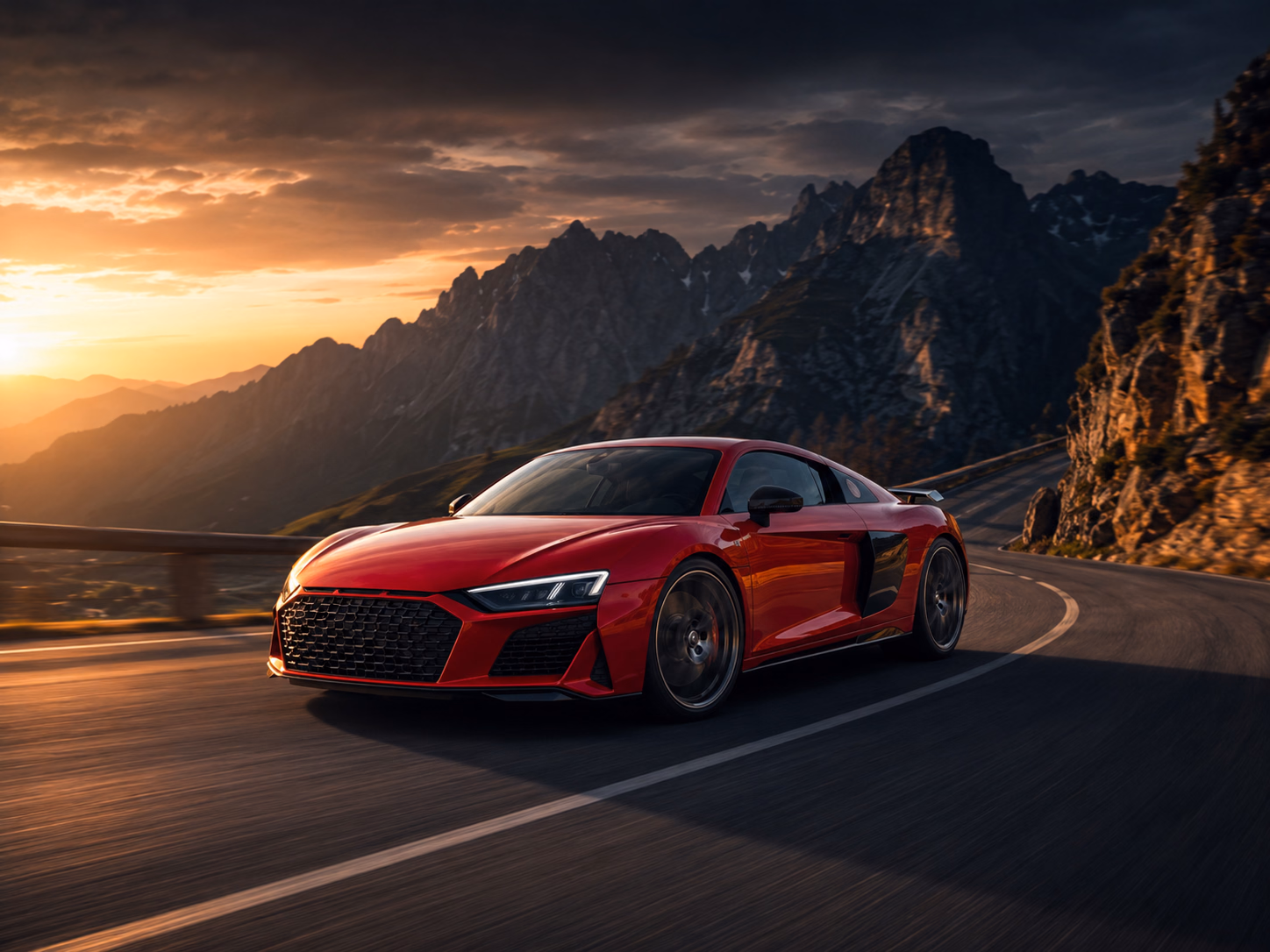 Driving experience in Prague — mountain road